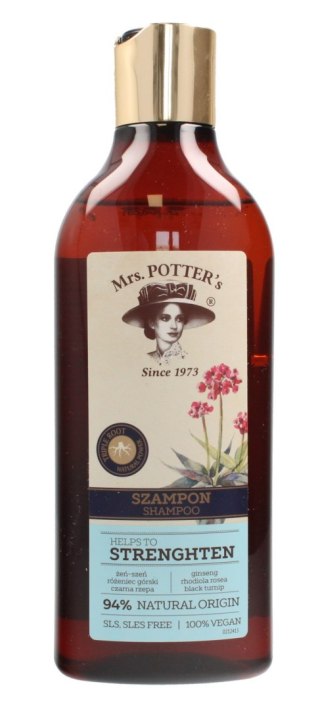 Mrs Potters Triple Root Szampon do włosów cienkich Strenghten 390ml