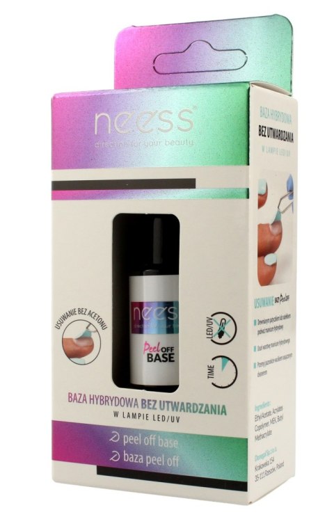 NEESS Baza do lakierów hybrydowych Peel-off (7619/4) 4 ml