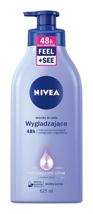 NIVEA Body Milk Wygładzające mleczko do ciała z pompką 625 ml