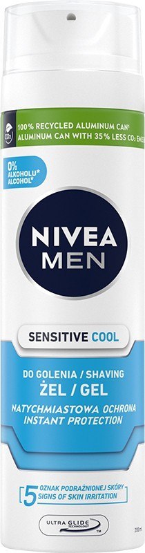 NIVEA MEN Chłodzący żel do golenia Sensitive Cool 200 ml