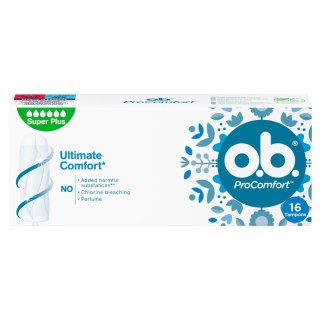 O.B.ProComfort Ultimate Super Plus komfortowe tampony 1op.-16szt