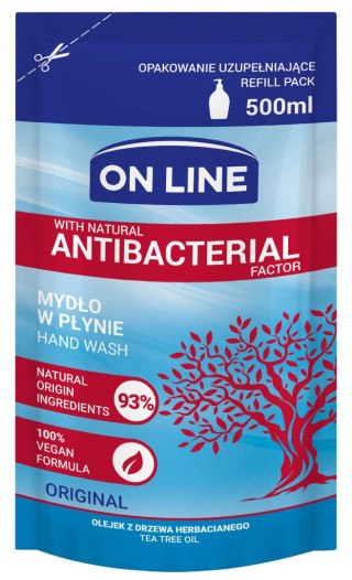 On Line Mydło w płynie Antybakteryjne Original - uzupełnienie 500ml