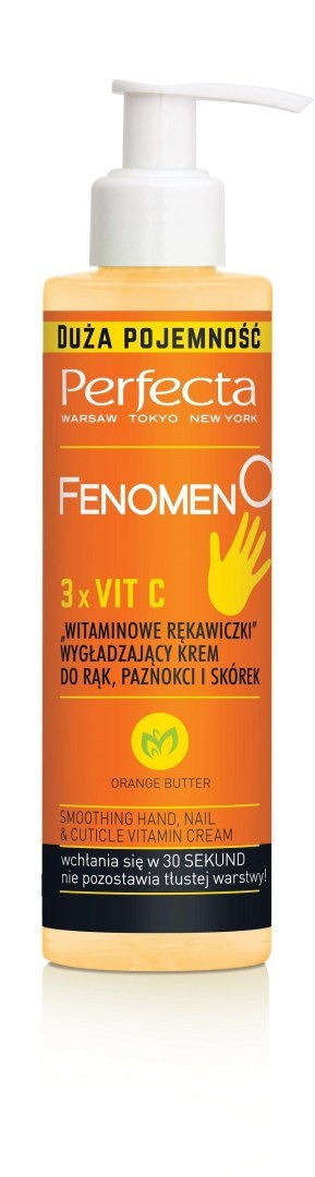 PERFECTA Fenomen C Krem wygładzający do rąk, paznokci i skórek - Witaminowe Rękawiczki 195 ml