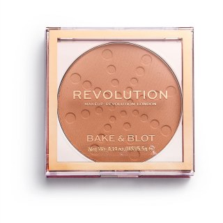 REVOLUTION Bake & Blot Peach Prasowany puder w kamieniu