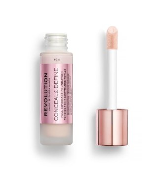REVOLUTION Conceal & Define Foundation F0.5 Podkład kryjący 23ml