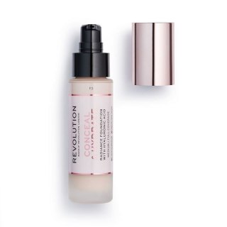 REVOLUTION Conceal & Hydrate Foundation F3 Podkład nawilżający 23ml