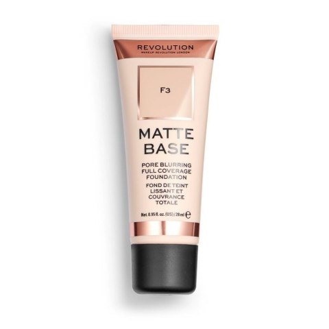 REVOLUTION Matte Base Foundation F3 Podkład matujący do twarzy 28 ml REVOLUTION Matte Base Foundation F3 Podkład matujący do twarzy 28 ml