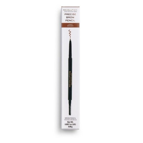 REVOLUTION Precise Brow Pencil Dwustronna kredka do brwi Light Brown