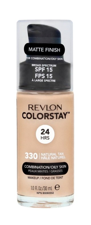 Revlon Colorstay 24H Podkład kryjąco-matujący nr 330 Natural Tan - cera mieszana i tłusta 30ml