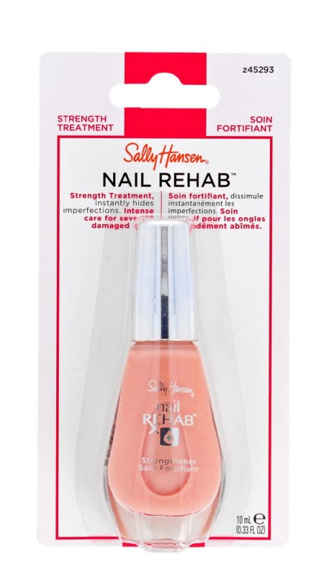 SALLY HANSEN Nail Rehab Strengthener Odżywka do zniszczonych paznokci 10 ml SALLY HANSEN Nail Rehab Strengthener Odżywka do zniszczonych paznokci 10 ml