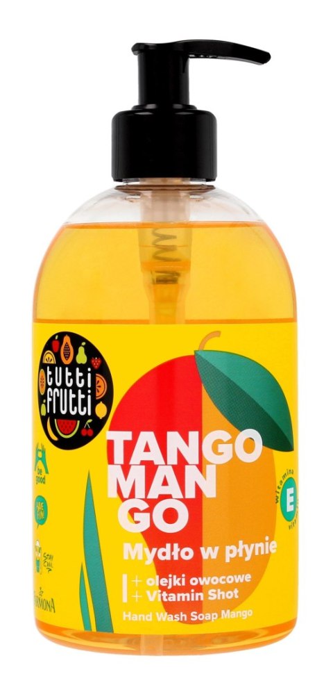 TUTTI FRUTTI Mango & Brzoskwinia Mydło w płynie z olejkami owocowymi i witaminą E 500 ml