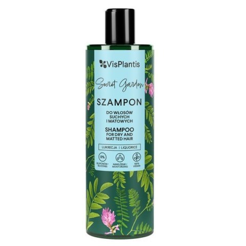 VIS PLANTIS Secret Garden Szampon do włosów suchych i matowych (lukrecja-prawoślaz-lipa) 400ml VIS PLANTIS Secret Garden Szampon do włosów suchych i matowych (lukrecja-prawoślaz-lipa) 400ml