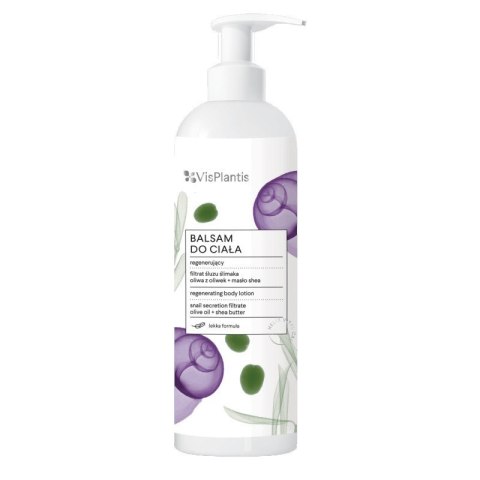 Vis Plantis Helix Vital Care Balsam do ciała regenerujący z filtratem ze śluzu ślimaka 400ml Vis Plantis Helix Vital Care Balsam do ciała regenerujący z filtratem ze śluzu ślimaka 400ml