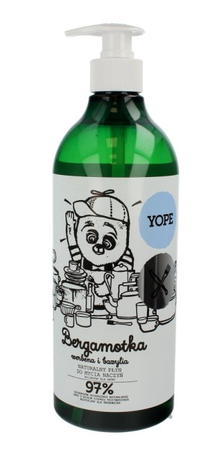 YOPE Płyn do mycia naczyń BERGAMOTKA 750ml