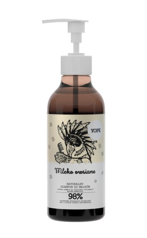 YOPE Szampon do włosów Mleko Owsiane 300ml YOPE Szampon do włosów Mleko Owsiane 300ml