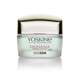 Yoskine Okinawa Green Caviar 50+ Krem rozprasowujący zmarszczki na dzień i noc 50ml