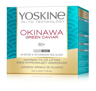 Yoskine Okinawa Green Caviar 60+ Krem wypełniający zmarszczki na dzień i noc 50ml