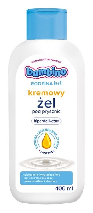 BAMBINO Rodzina Kremowy żel pod prysznic hiperdelikatny 400 ml