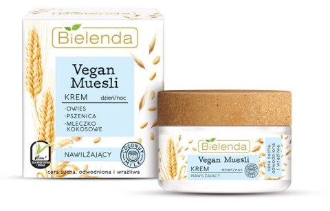 BIELENDA VEGAN MUESLI Krem nawilżający na dzień i noc 50ml