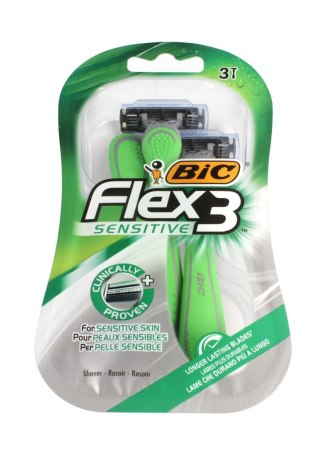 Bic Maszynka do golenia Flex 3 Sensitive 1op.-3szt