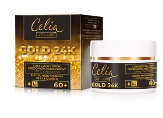 CELIA Gold 24K 60+ Luksusowy krem przeciwzmarszczkowy - lifting i odżywienie 50 ml