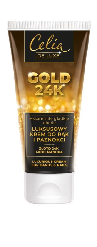 CELIA Gold 24K Luksusowy krem do rąk i paznokci 80 ml