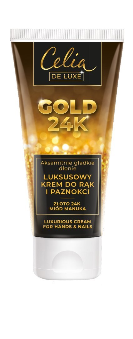 CELIA Gold 24K Luksusowy krem do rąk i paznokci 80 ml