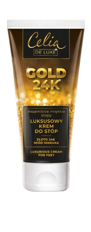 CELIA Gold 24K Luksusowy krem do stóp 80 ml