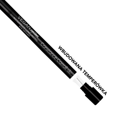 Constance Carroll Vegan Eyeliner wodoodporny z temperówką 03 Graphit 1szt Constance Carroll Vegan Eyeliner wodoodporny z temperówką 03 Graphit 1szt