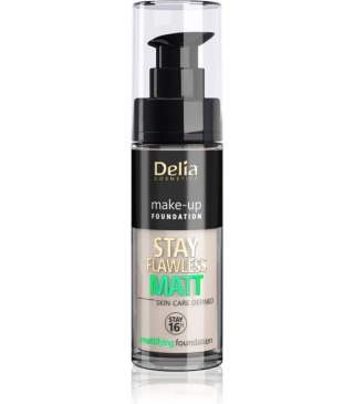 Delia Cosmetics Stay Flawless Matt Podkład matujący 16H nr 403 Vanille 30ml