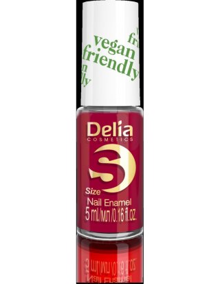Delia Cosmetics Vegan Friendly Emalia do paznokci Size S nr 213 Red Velvet 5ml