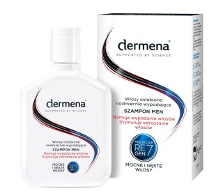 Dermena Supported By Science Men Szampon hamujący wypadanie włosów 200ml