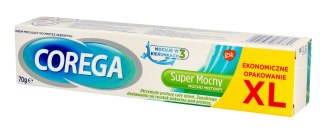 GSK Corega Krem do mocowania protez zębowych - Super Mocny mocno miętowy 70g