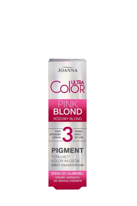 JOANNA Ultra Color Pigment tonujący kolor włosów - różowy blond 100 ml