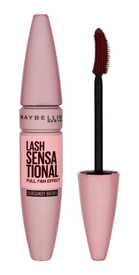 MAYBELLINE Lash Sensational Maskara do rzęs Full Fan Effect nadająca objętość - Burgundy Brown 9.5ml MAYBELLINE Lash Sensational Maskara do rzęs Full Fan Effect nadająca objętość - Burgundy Brown 9.5ml