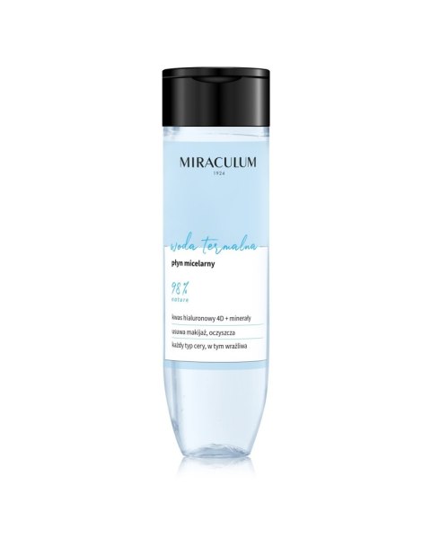 Miraculum Woda Termalna Płyn micelarny do demakijażu twarzy 200ml Miraculum Woda Termalna Płyn micelarny do demakijażu twarzy 200ml