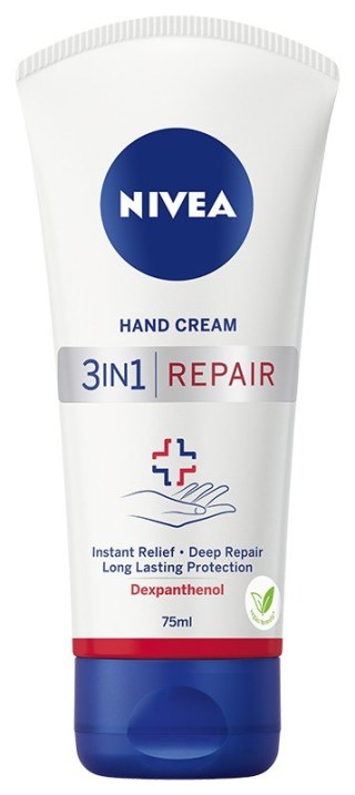 NIVEA Hand Cream Regenerujący krem do rąk z dekspantenolem 3w1 Repair Care 75 ml