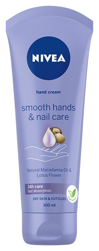 NIVEA Hand Cream Wygładzający krem do rąk i paznokci Smooth Hands & Nail Care 100 ml