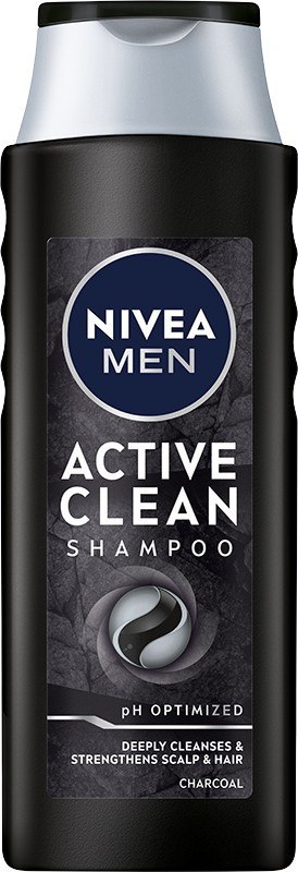 NIVEA MEN Pielęgnujący szampon do włosów Active Clean 400 ml