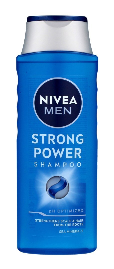 NIVEA MEN Szampon do włosów słabych i pozbawionych gęstości Strong Powder 400 ml