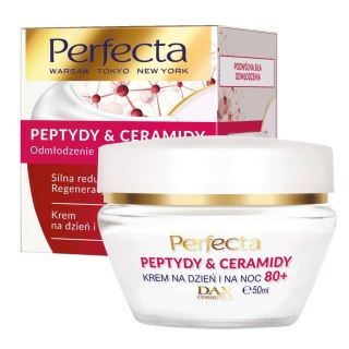 Perfecta Peptydy & Ceramidy 80+ Krem na dzień i noc Silna Redukcja zmarszczek i regeneracja 50ml