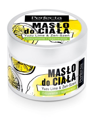 Perfecta Spa Masło do ciała Yuzu Lime & Żeń-Szeń - odżywienie i regeneracja 225g