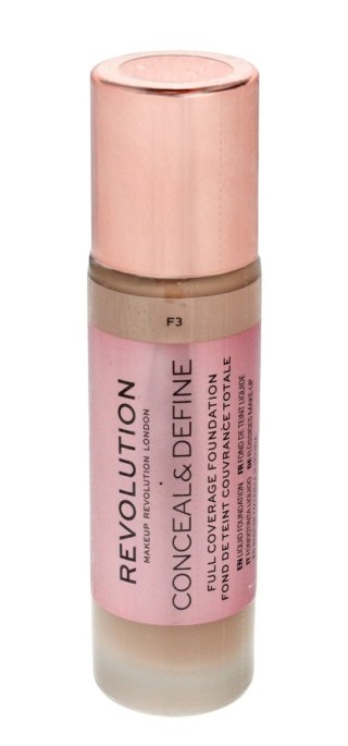 REVOLUTION Conceal & Define Foundation F3 Podkład kryjący 23ml
