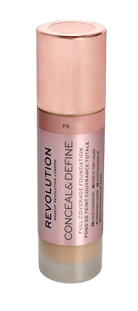 REVOLUTION Conceal & Define Foundation F5 Podkład kryjący 23ml