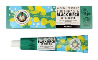 Receptury Babuszki Agafii Pasta do zębów wybielająca Black Birch of Siberia 85g