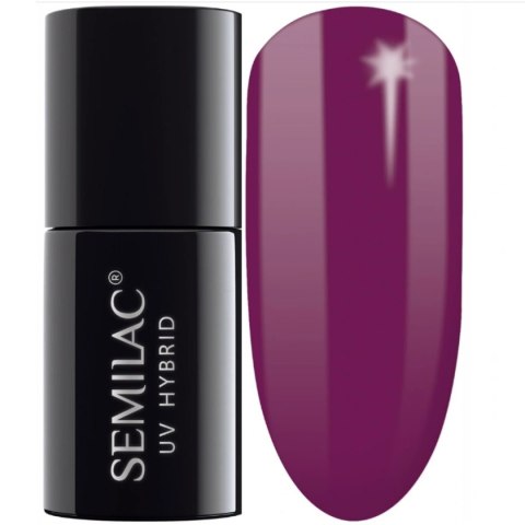 SEMILAC Lakier hybrydowy 012 Pink Cherry 7 ml SEMILAC Lakier hybrydowy 012 Pink Cherry 7 ml