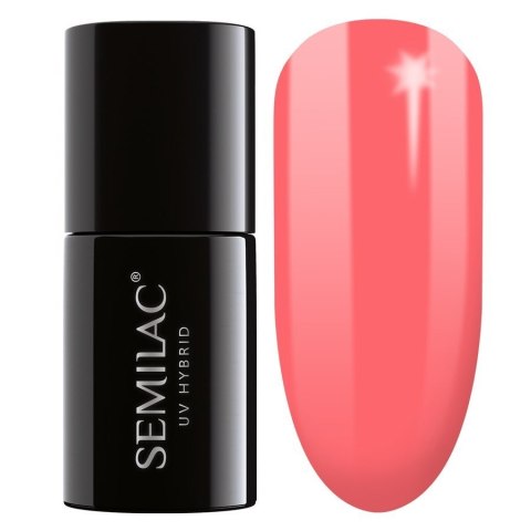 SEMILAC Lakier hybrydowy 033 Pink Doll 7 ml SEMILAC Lakier hybrydowy 033 Pink Doll 7 ml