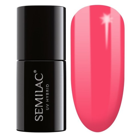 SEMILAC Lakier hybrydowy 043 Electric Pink 7 ml SEMILAC Lakier hybrydowy 043 Electric Pink 7 ml