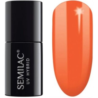 SEMILAC Lakier hybrydowy 045 Electric Orange 7 ml