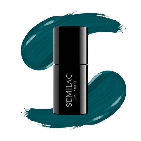 SEMILAC Lakier hybrydowy 074 Prussian Blue 7 ml SEMILAC Lakier hybrydowy 074 Prussian Blue 7 ml